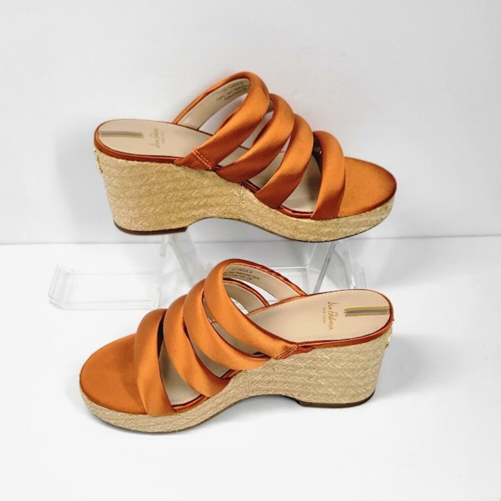 SAM EDELMAN yuki espadrilles wedge sandals Sz 7.5 NEW - Picture 5 of 9
